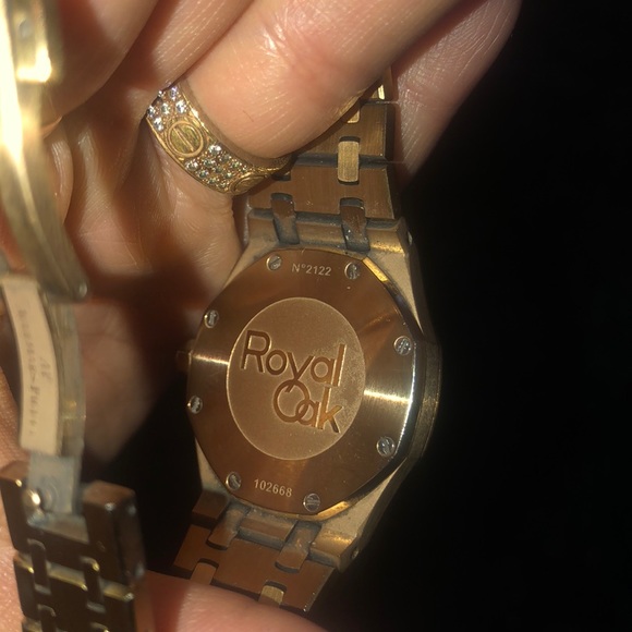 Auth audemars piguet royal oak 18k ROSE GOLD/diamd - Picture 2 of 7